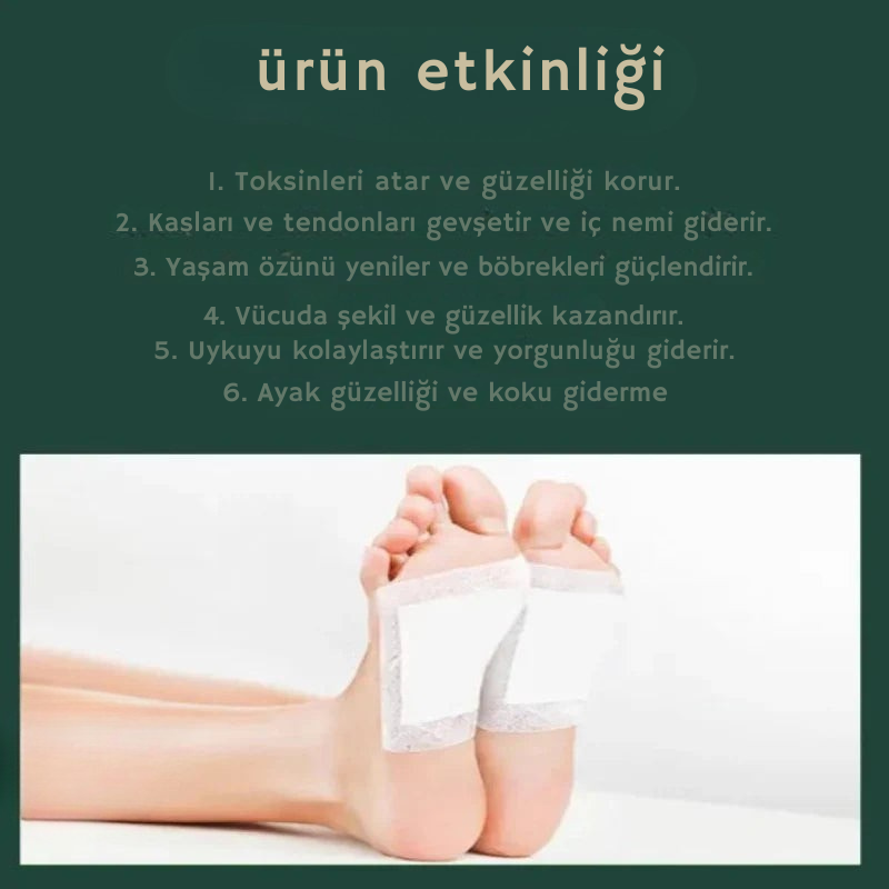 restdetox™ Doğal Ayak Detoks Pedi